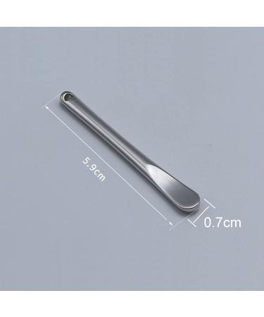 3-Piece Zinc Alloy Makeup Spatula Set - Eye Cream Spoons & Mini Cosmetic Skincare Tools - Gold Silver & Rose Gold - Buy Online on GoSupps.com