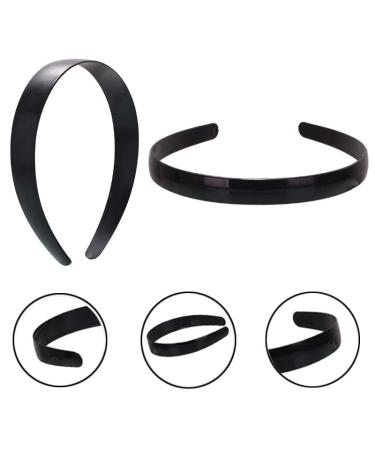8-Pack Elastic Plastic Headbands for Daily Facial Cleaning & Hair Styling - Kammezenb nder Thin DIY Hair Bands - Buy Online on GoSupps.com