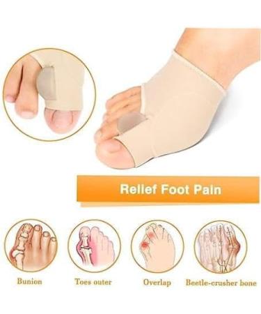 Bunion Corrector Toe Separator - Hallux Valgus Protector for Day and Night Use (1 Pair) - Buy Online on GoSupps.com