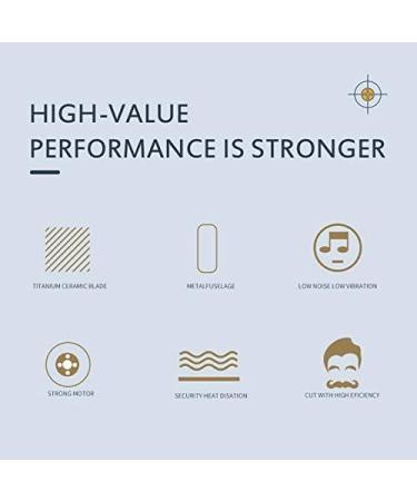 Electric Pro for T- Cordless Trimmer Wireless Portable Hair Clipper Oil Clipper-Gold - Buy Online on GoSupps.com