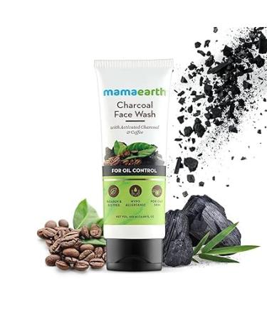Mama.earth Charcoal Face Wash with Activated Charcoal & Coffee for Oil Control (100ml)