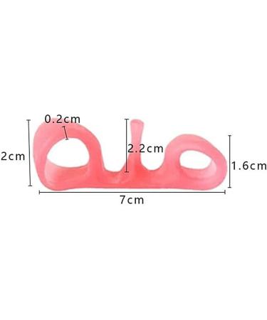 DEAVER Two-Hole Toe Separator Silicone Cover - Bunion Pain Relief & Hallux Valgus Corrector - 3 pairs - Buy Online on GoSupps.com