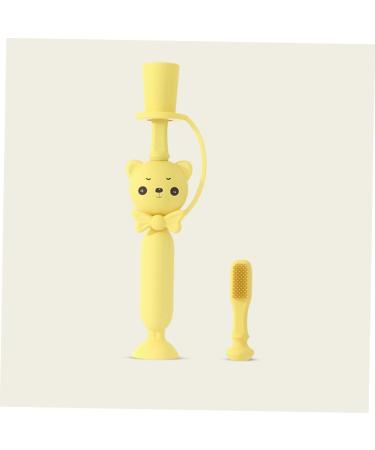 Minkissy Silicone Baby Toothbrush - Soft Fur Finger Brush & Bite Toy for Toddlers - Ideal for Oral Care - Buy Online on GoSupps.com