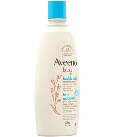 Aveeno Baby Bubble Bath - Baby Skin Care Product - Sensitive Skin Cleanser - Hypoallergenic - 568 mL white Bubble Bath 4 ml (Pack of 1) - Buy Online on GoSupps.com