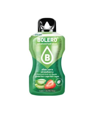 Bolero Bolero Water flavouring drink without sugar. Aloe vera and strawberry flavour. 9 g format.