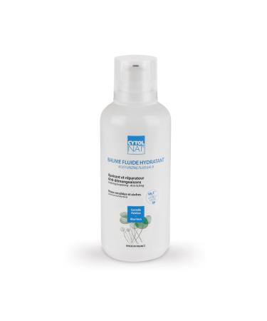 CYTOLNAT - Moisturizing Fluid Balm - Moisturizes Soothes Repairs Anti-itch - Allows Immediate Dressing - Sensitive Skin - Face and Body - Natural Formula - 400 ml