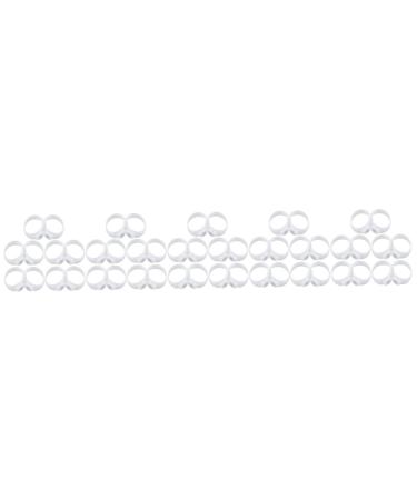 Hemoton 25 Pairs Toe Ring Silicone Toe Covers Silicone Foot Ring Toe acupoint Ring acupoint Covers Silicone Toe Sleeves Home acupoint Ring Elastic Band Household Travel