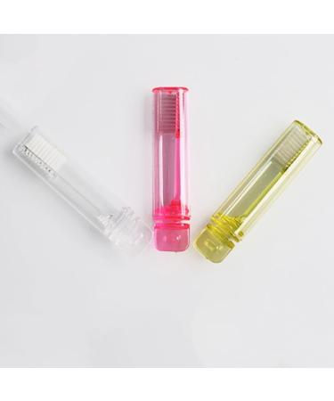 Patkaw Transparent Foldable Travel Toothbrush - Portable Mini Toothbrush with Protective Cover for Travel Camping School & Home - Buy Online on GoSupps.com