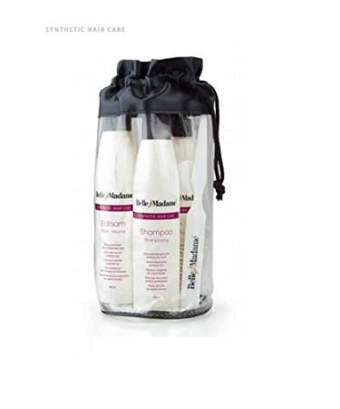 Dening Hair Belle Madame complete wig care set including brush - for synthetic hair wigs & hairpieces