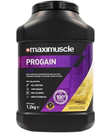 Maximuscle Progain Vanilla Shaker 1.2kg - Buy Online on GoSupps.com