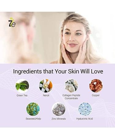 7E Wellness ReStore Conductive Gel - 4oz | Facial Skin Care with Green Tea Extract, Hyaluronic Acid & Collagen Peptides - Buy Online on GoSupps.com