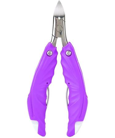 Nail Cuticle Pliers Compact Ingrown Toenail Clipper Folding Small Practical with Anti-skid Handle for Pedicure Tool(blue) - Buy Online on GoSupps.com