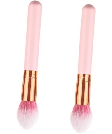 Didiseaon 2pcs Cosmetics Brush Makeup Powder Brush Cosmetic Brush Highlighter Makeup Brush Wooden - Buy Online on GoSupps.com