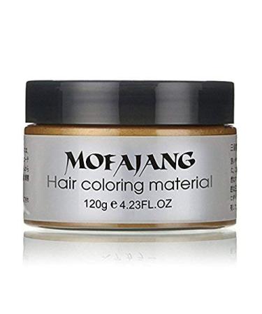 NYKKOLA 2020 Hair Wax Dye - Washable Gold Styling Cream for Natural Hairstyles Temporary DIY Hair Color & Pomade for Party & Cosplay - Buy Online on GoSupps.com