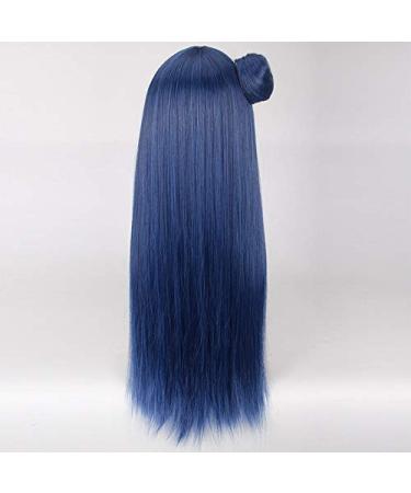 Wig for Love Live! Sunshine!! Tsushima Yoshiko - 70Cm Long Straight Blue Cosplay Wig for Anime Costume Party - Universal Female Fake Hair - Buy Online on GoSupps.com