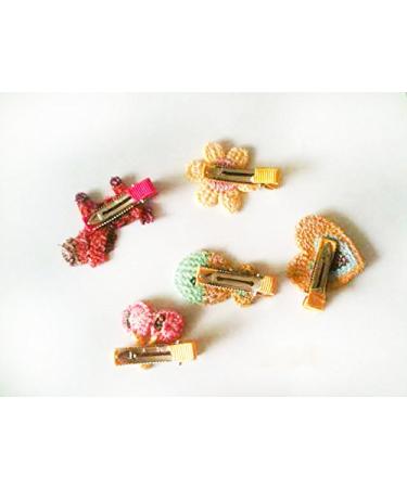 Rimobul 15 PCS Handmade Crocheted Animal Mini Hair Clips for Kids - Cute Animal Theme - Buy Online on GoSupps.com
