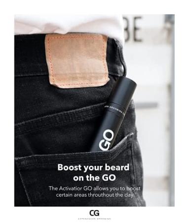 Copenhagen Grooming Activator Go 10ml - Men's Beard Growth Serum & Oil for Faster Hair Growth | Practical Travel Tube - Buy Online on GoSupps.com