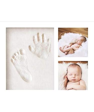 Keroos Plasterprint Baby Hand & Foot Set with Letter Stencils | Premium Wooden Frame | Safe Plexiglass | Ideal for Pets | Shop Internationally - Buy Online on GoSupps.com
