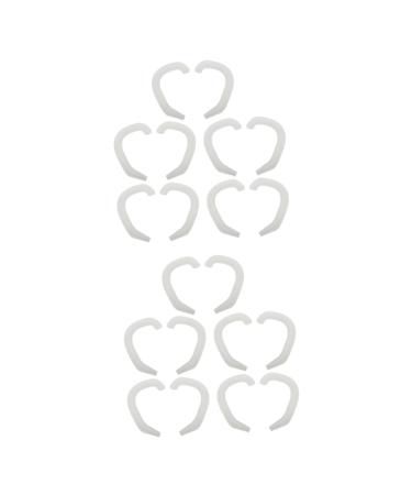 BESTOYARD 10 Pairs Auricle Corrector Invisible Tape Ear Corrector for Protruding Ear Support Ear Muffs Glue Tape Baby Ear Aesthetic Corrector Russ Child White Eversion
