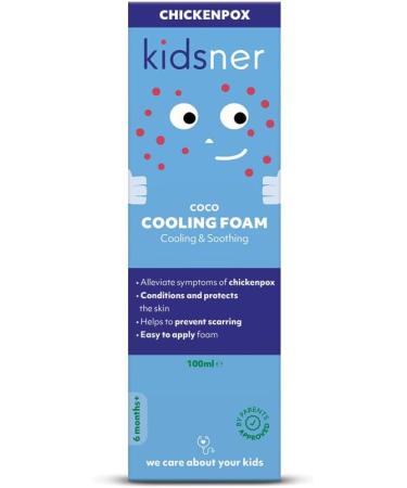 Kidsner Coco Chickenpox Cooling Foam 100ml - Natural Ingredients, Direct Cooling & Soothing Effect, Child Friendly - Buy Online on GoSupps.com