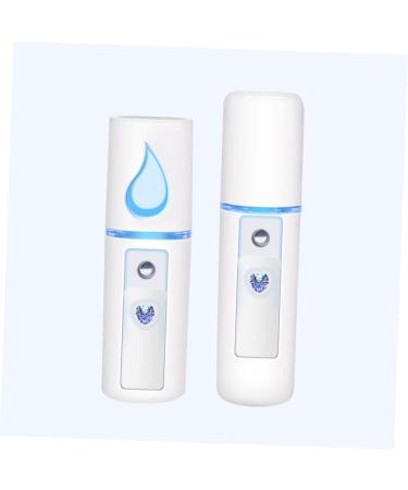 1pc Rechargeable Facial Sprayer Usb Mini Face Spray Device Steamer Spray Meter Humidifier Handheld 11.5*3cm White - Buy Online on GoSupps.com