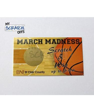 Shop My Scratch Offs - 500 Gold Round 1.5 Inch Scratch Off Stickers for DIY Promo Codes Gender Reveals & Party Favors - Buy Online on GoSupps.com
