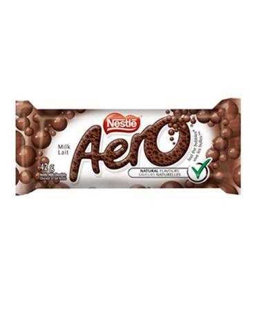 Nestle Aero Milk Chocolate 48 X 42 Gram Net Wt (2016 Gram) 2016 Grams