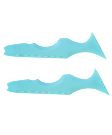 MAGICLULU 2pcs Silicone Beauty Ruler Mascara Drawing Eye Liner Stencils for Eyes Makeup Guide Stencils Eyebrow Template Eyebrow Stencils Eyeliner Silicone Template Eyeliner Template