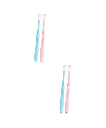 Healeved 4 pieces toothbrushes after birth Tools for oral care soft toothbrush for adult travel toothbrush teeth accessories Tool for oral care adult japan travel