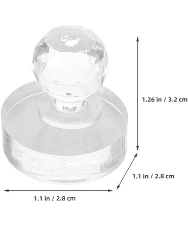 Healvian Eye Shadow Pressure 2pcs Eyeshadow Stamper Round Clear Acrylic Pressing Tool for Eyeshadow Makeup Palette - Buy Online on GoSupps.com
