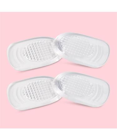 Heel Cushion Pads GEL - Self-Adhesive Non-Slip Insoles for Women | Premium Thick Support for Spurs & Blister Prevention | Clear Medium Size Shop Worldwide - Buy Online on GoSupps.com