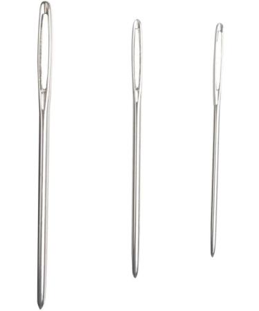 Hekisn Large-Eye Blunt Needles - 6 Piece Stainless Steel Knitting, Sewing, and Crafting Needles - Buy Online on GoSupps.com