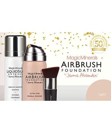 Jerome Alexander AirBrush Foundation by Jerome Alexander (Light) 3 pc set - Buy Online on GoSupps.com