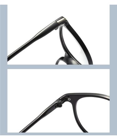 Fuqinqingoz Retro Computer Reader - Anti Blue Light Reading Glasses for Presbyopia | Gray Size +100 - Anti Glare & Light Mirror - Buy Online on GoSupps.com