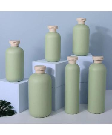 Fomiyes Refillable Squeezing Bottles - 400ml Travel Lotion & Shampoo Bottle with Hinged Lid - Set of 3 Green - Perfect for Cleaning Solutions & Lottery Use - Buy Online on GoSupps.com