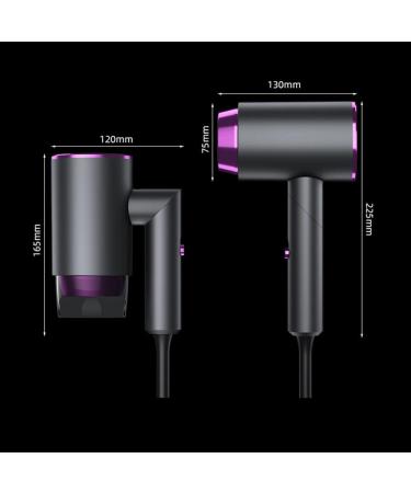Negative Ionic Hair Dryer 1200W with Concentrator Portable Foldable Hairdryer 3 Speed Folding Portable Mini Hairdryer for Home Living and Travel Green Small Gift - Buy Online on GoSupps.com