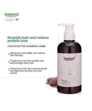 Buy BREMOD Performance Cocoa Butter Shampoo 400ml - Nourishing Hydrating & International Shipping Available - Buy Online on GoSupps.com