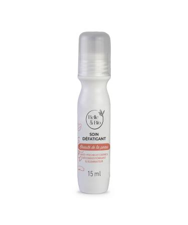 ROLL-ON ORGANIC EYE CONTOUR REDUCING FATIGUE - BELLE&BIO - Anti-puffiness and dark circles, Decongestant, Illuminating - Certified Organic Ecocert - 15 ml