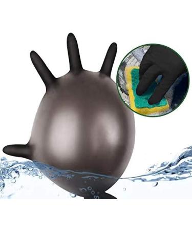 Kexle Nitrile Disposable Gloves Pack of 100 Latex Free Safety Working Gloves for Food Handle or Industrial Use Large (Pack of 100) - Buy Online on GoSupps.com