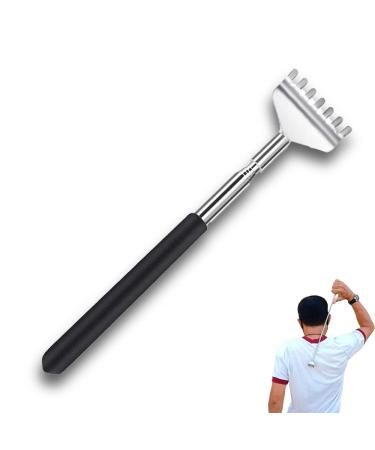 Back scratches black back scratch from 20 cm to 68 cm pull -out high -quality stainless steel scratch hand back scratcher back scratch for itching