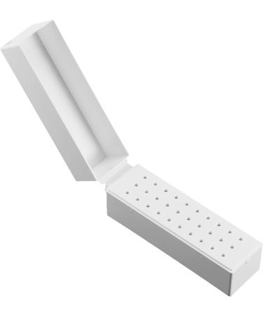 YUYTE Nail Drill Holder Nail Drill Storage Box Dustproof Stand Displayer Organizer Container 30 Holes for Beauty Salon and Household (No Drill) - Buy Online on GoSupps.com