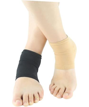 minkissy Moisturizing Socks High Heel Protectors Black Socks Heel Sock Black Heel Cracked Heel Socks Black Heel Sleeves Gel Heel Socks Heel Absorbers High Heel Shock Absorber Black Gel - Buy Online on GoSupps.com