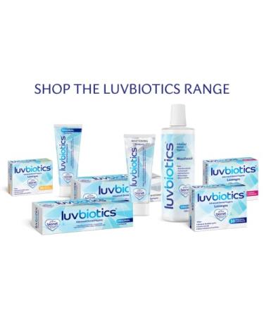 Luvbiotics Advanced Dental Hygiene Probiotics Lemon Lozenges - 30 Count - Improve Oral Health & Freshen Breath - Buy Online on GoSupps.com