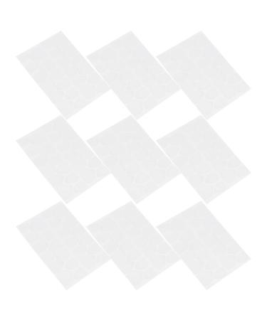 minkissy 100 Sheets Jelly Gel Nails Labels Fake Nails Stickers Nail Adhesive Tabs Nail Glue for False Nails Nail Sticky Tabs Nail Glue for Press on Nails Jelly Glue Film Pink Artificial