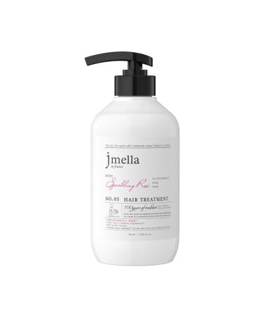 jmella IN FRANCE Sparkling Rose Conditioner 16.9 fl oz. with luxury fragrance- Chemical free from 7 kinds of Paraben-Made by French Perfumer-Strawberry leaf extract -Collagen Sparkling Rose Treatment 1 Fl Oz (Pack of 1)