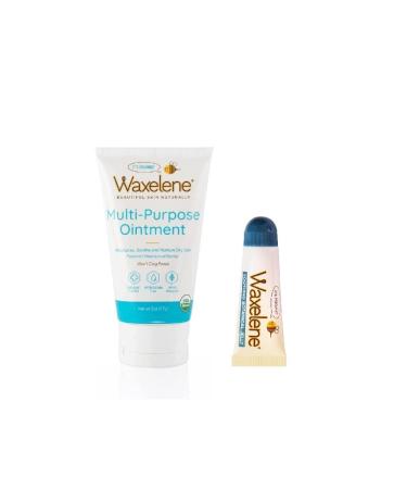 Waxelene Multi-Purpose Ointment Organic Travel & Lip Tube