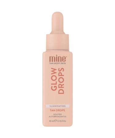 MineTan S rum autobronzant transparent pour le visage et le corps | Gouttes bronzantes lumineuses Gouttes bronzantes quotidiennes progressives et extension de bronzage infus avec des huiles de