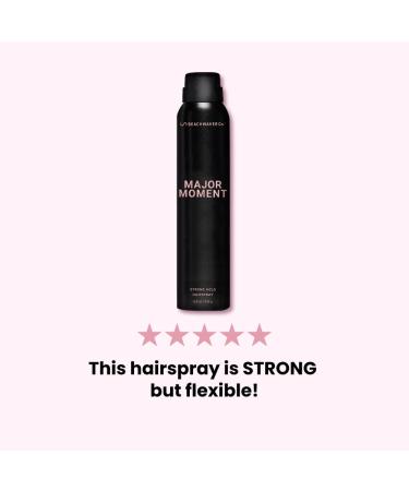 Beachwaver Co. Major Moment Strong Hold Hairspray (Travel Size) - Flexible Hold Formula with Flexible Brushable Finish - Humidity Resistant Frizz Control Spray - Vegan (1.4 Fl Oz) - Buy Online on GoSupps.com