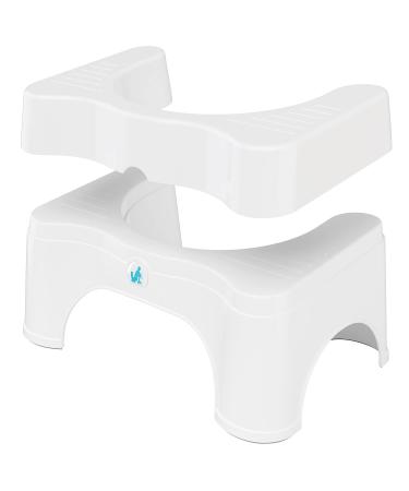Squatty Potty The Original Bathroom Toilet Stool - Adjustable 2.0, Convertible to 7" or 9" Height with Removable Topper for Adults and Kids
