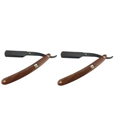 Minkissy 4 pieces khimar hijab on shave razor shell round brush hairdresser razor blades knife the trip safety travelit safe razor handwell for men metal man wooden